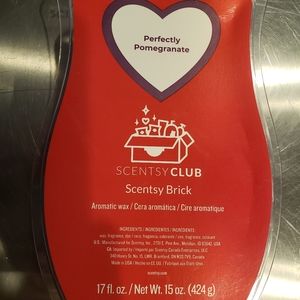 Scentsy Perfectly Pomegranate brick